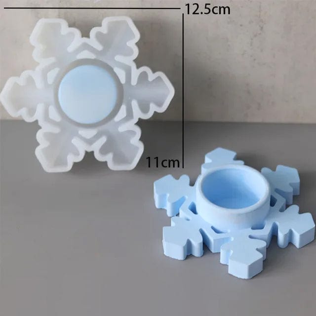 Snowflakes Tea Light Holder 02