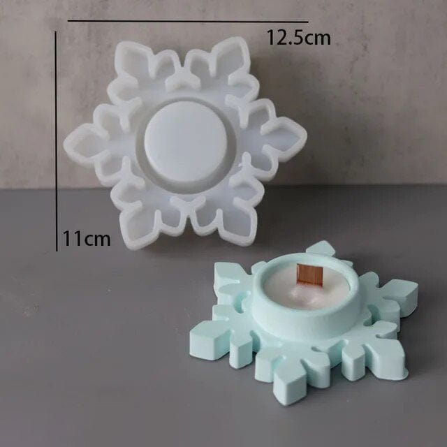 Snowflakes Tea Light Holder 03