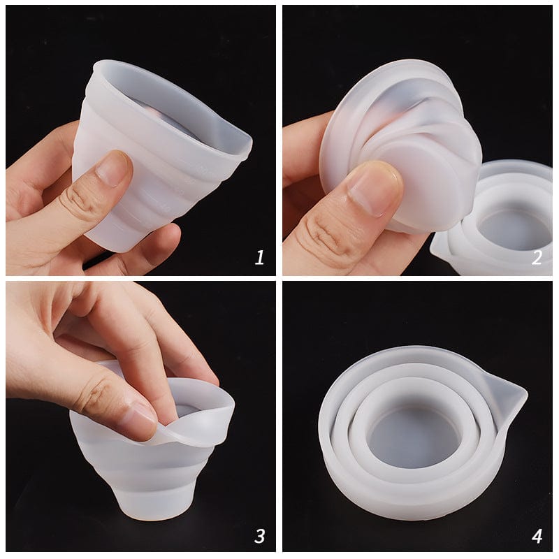 100ML Folding Mixing & Measuring Cup Mould