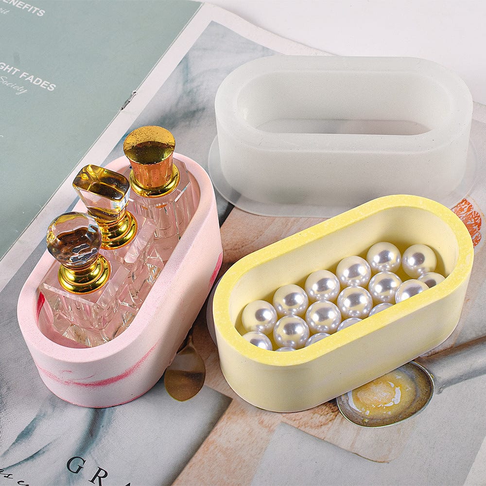Oval Candle Jar Mould