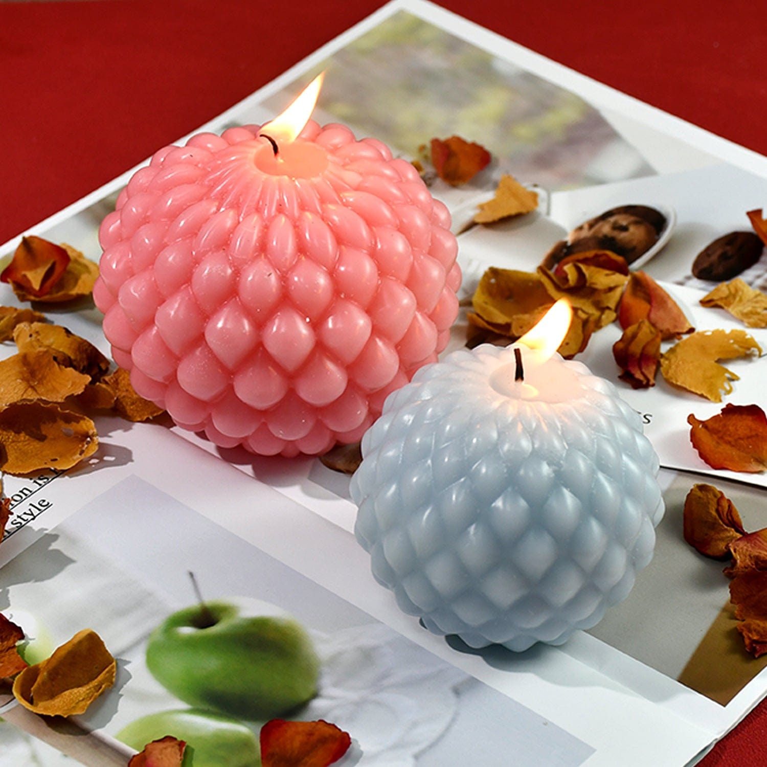 Small Water Drop Ball Candle Mould