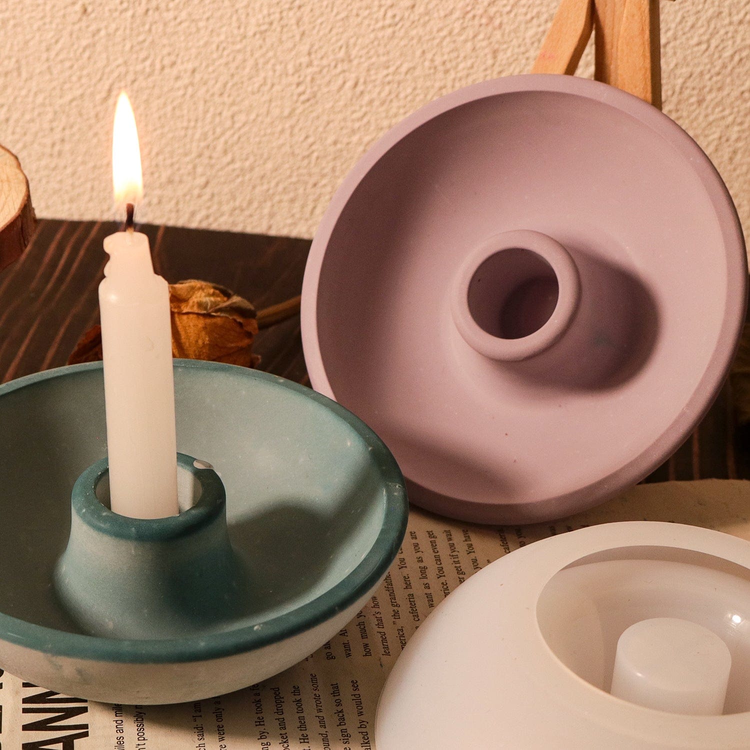 Bowl Shaped Candle Holder Mould