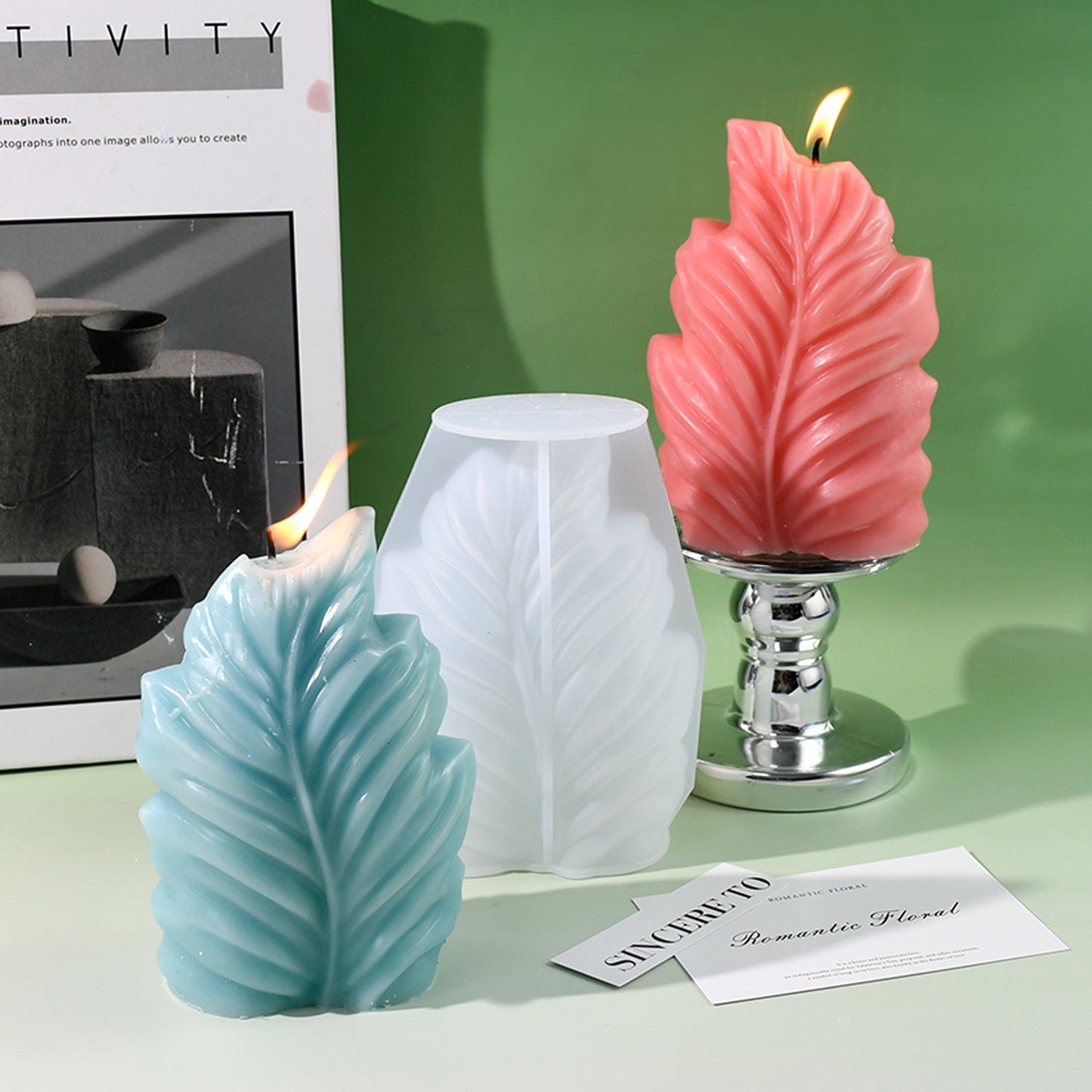 Leaf Candle Mould