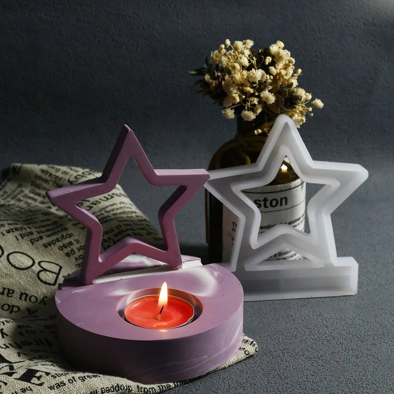 Round Base Tea-Light Holder Mould