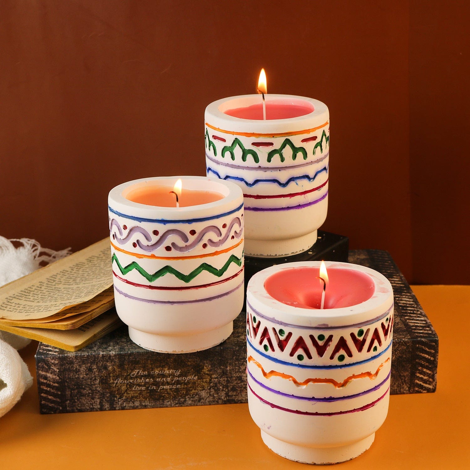 Texture Jar Storage, Planter & Candle Holder Mould