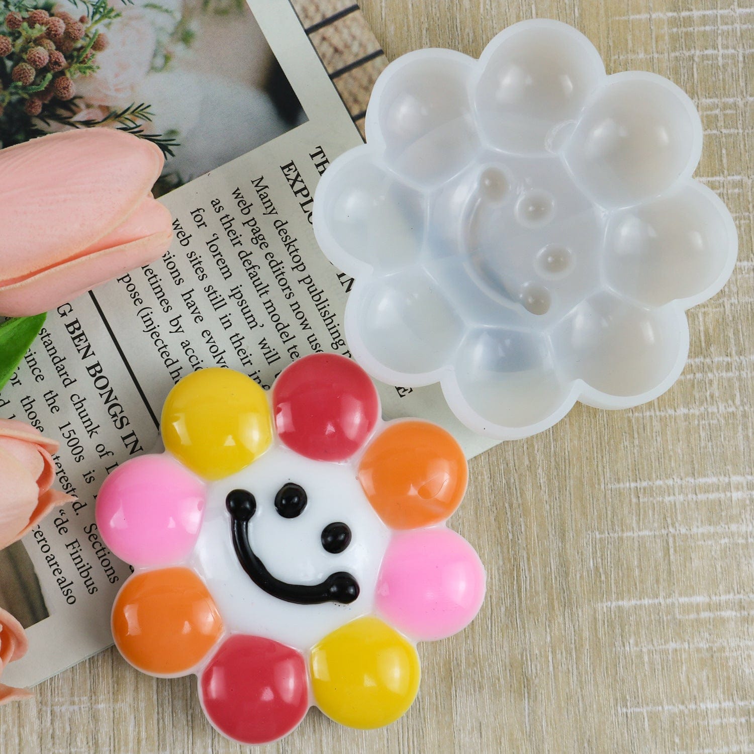 Sunflower Resin Mould