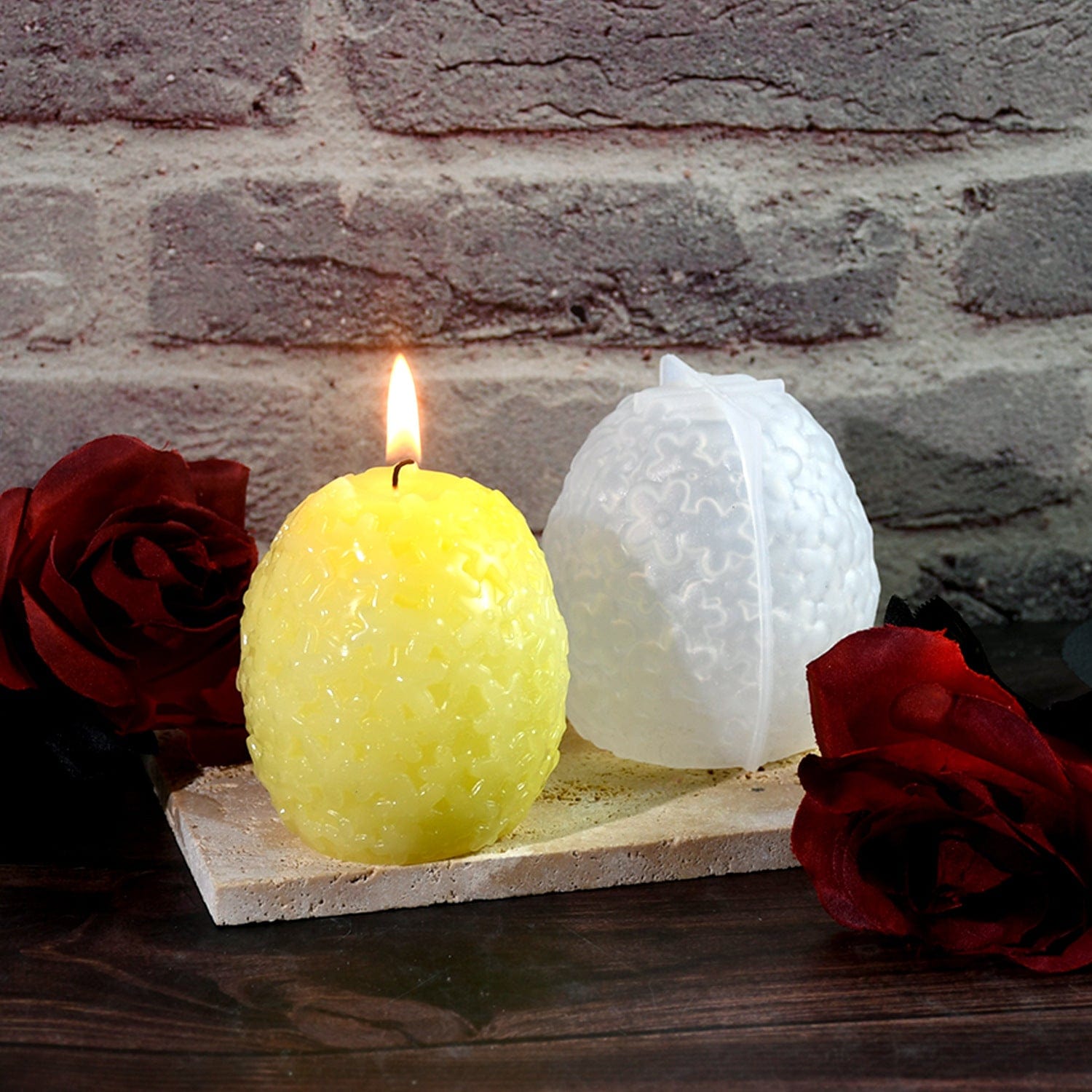 Flower Ball Egg Mould