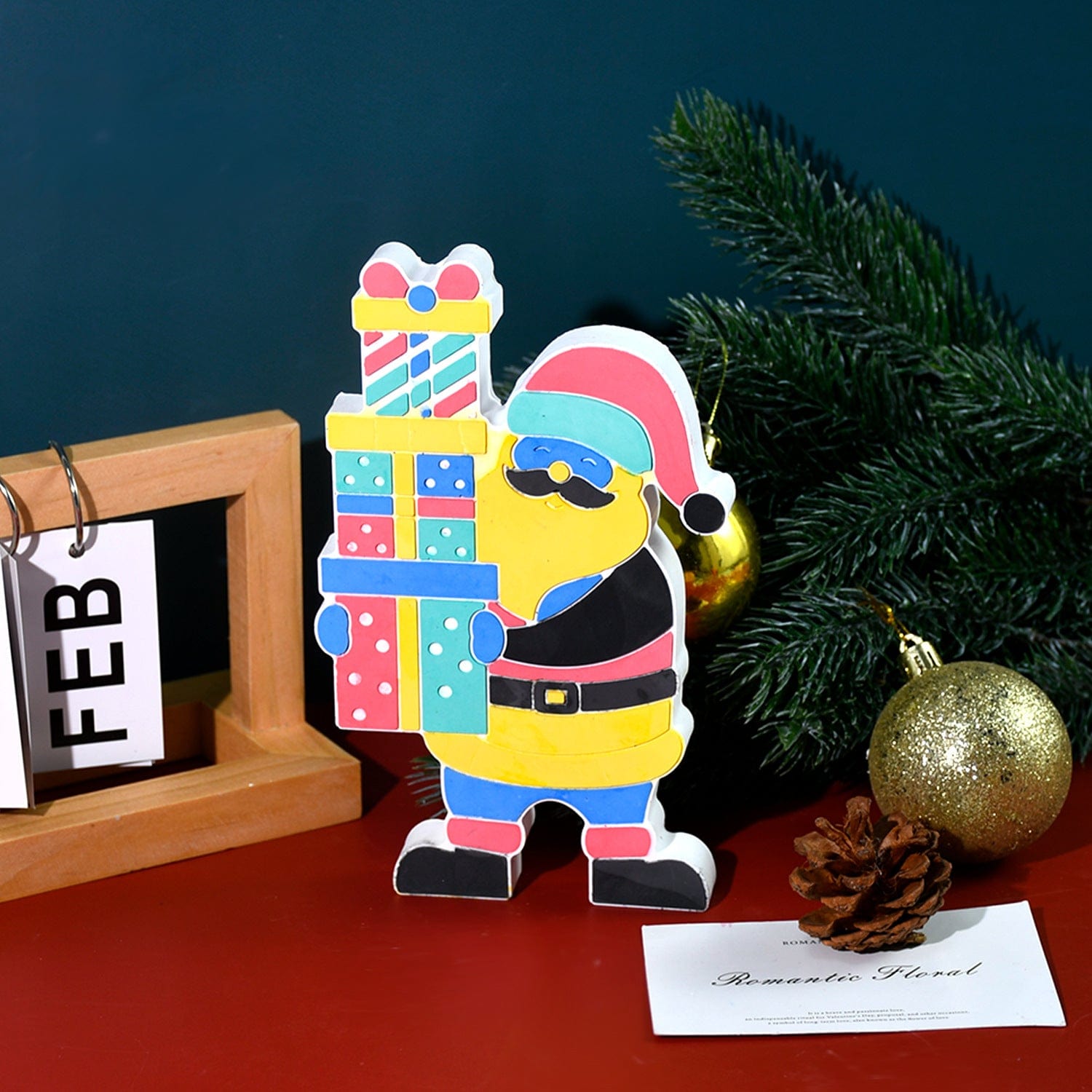 Santa Claus Holding Gifts Mould