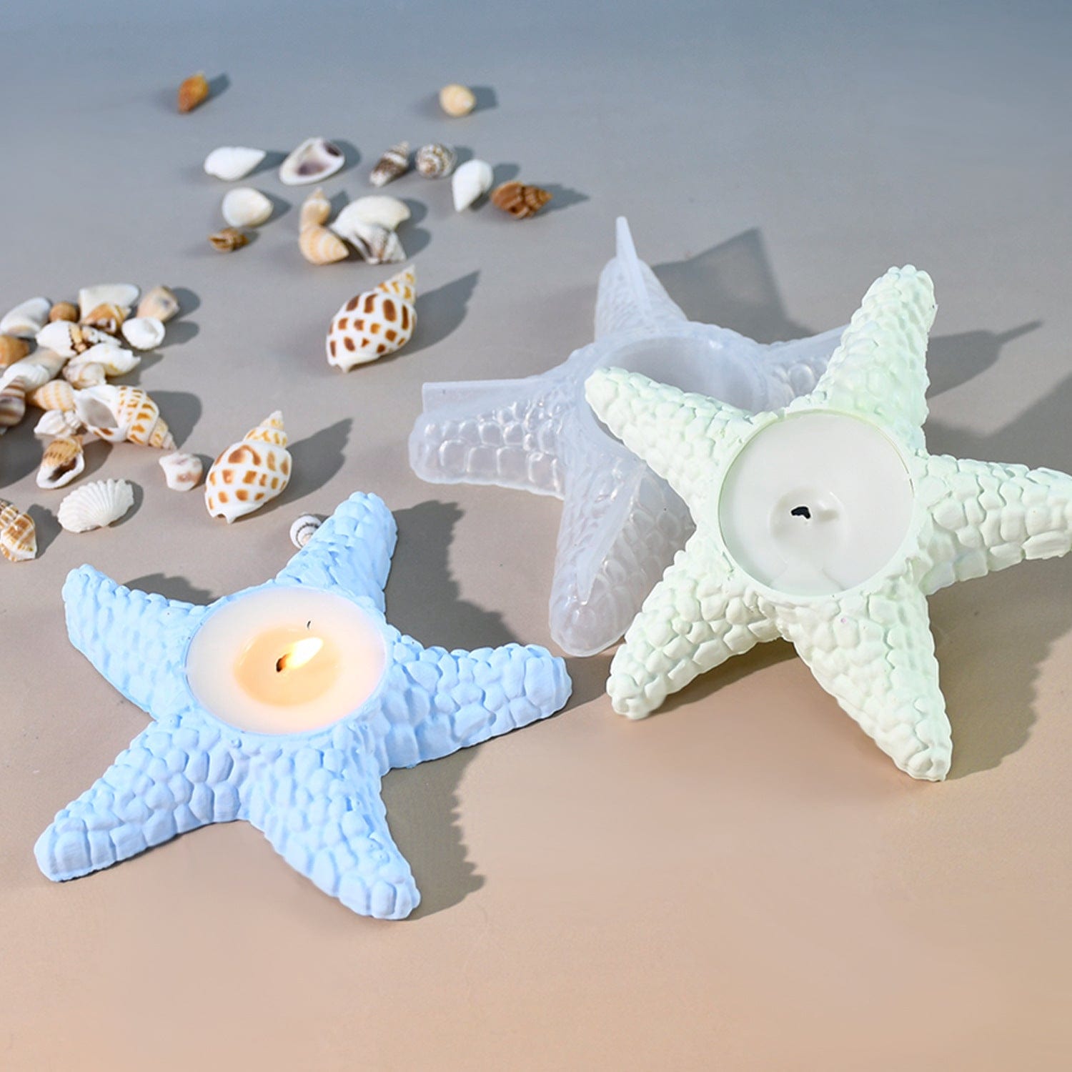 Sea Star T-Light Holder Mould
