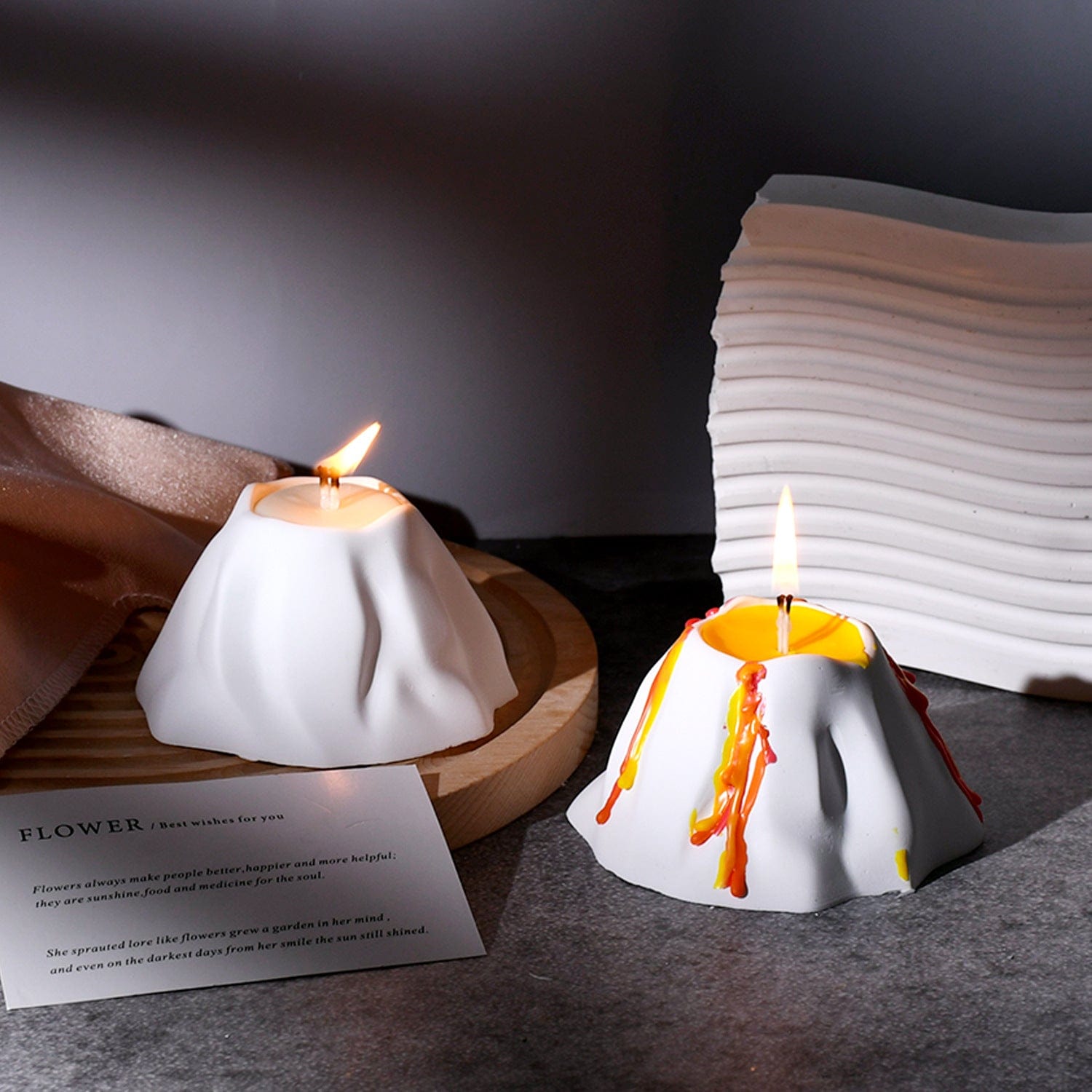 Mountain Candle Holder Mould
