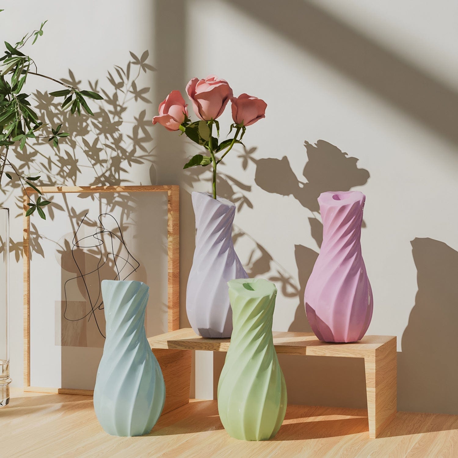 Fine Oblique Mouth Vase Mould