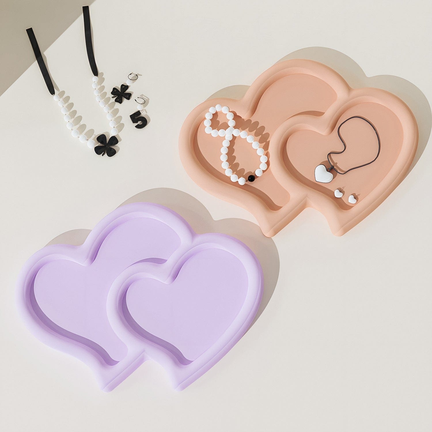 Double Heart Tray Mould