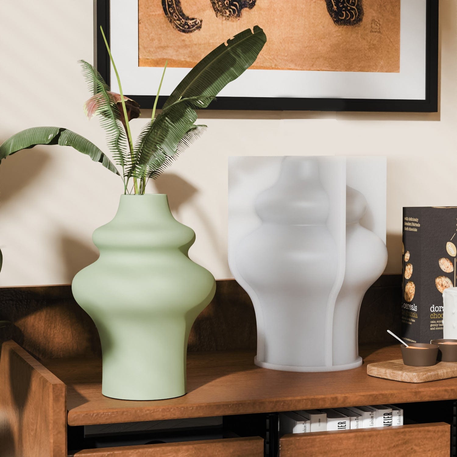 Unique Round Designs Planter Mould