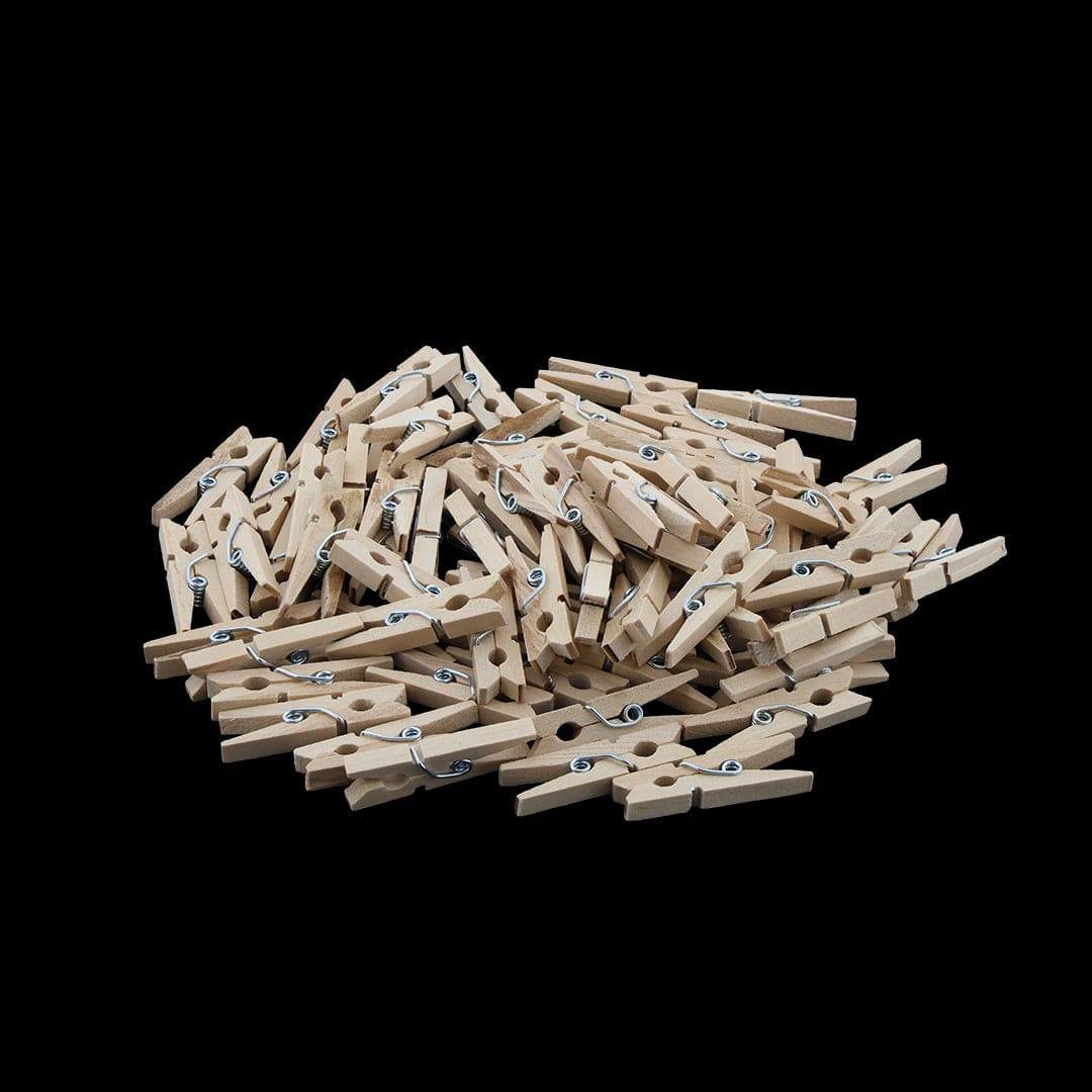 2.5Cm Natural Wooden Clip (approx 500pcs)