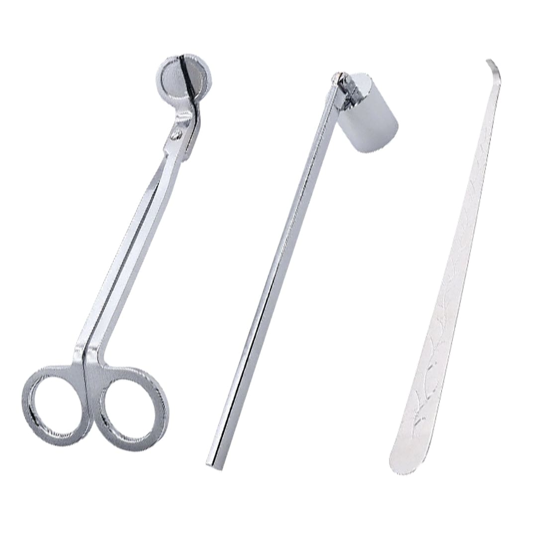 3-in-1 Candle Accessory Set – Trimmer, Dipper & Snuffer