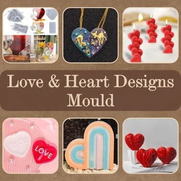 Love Heart Designs Mould
