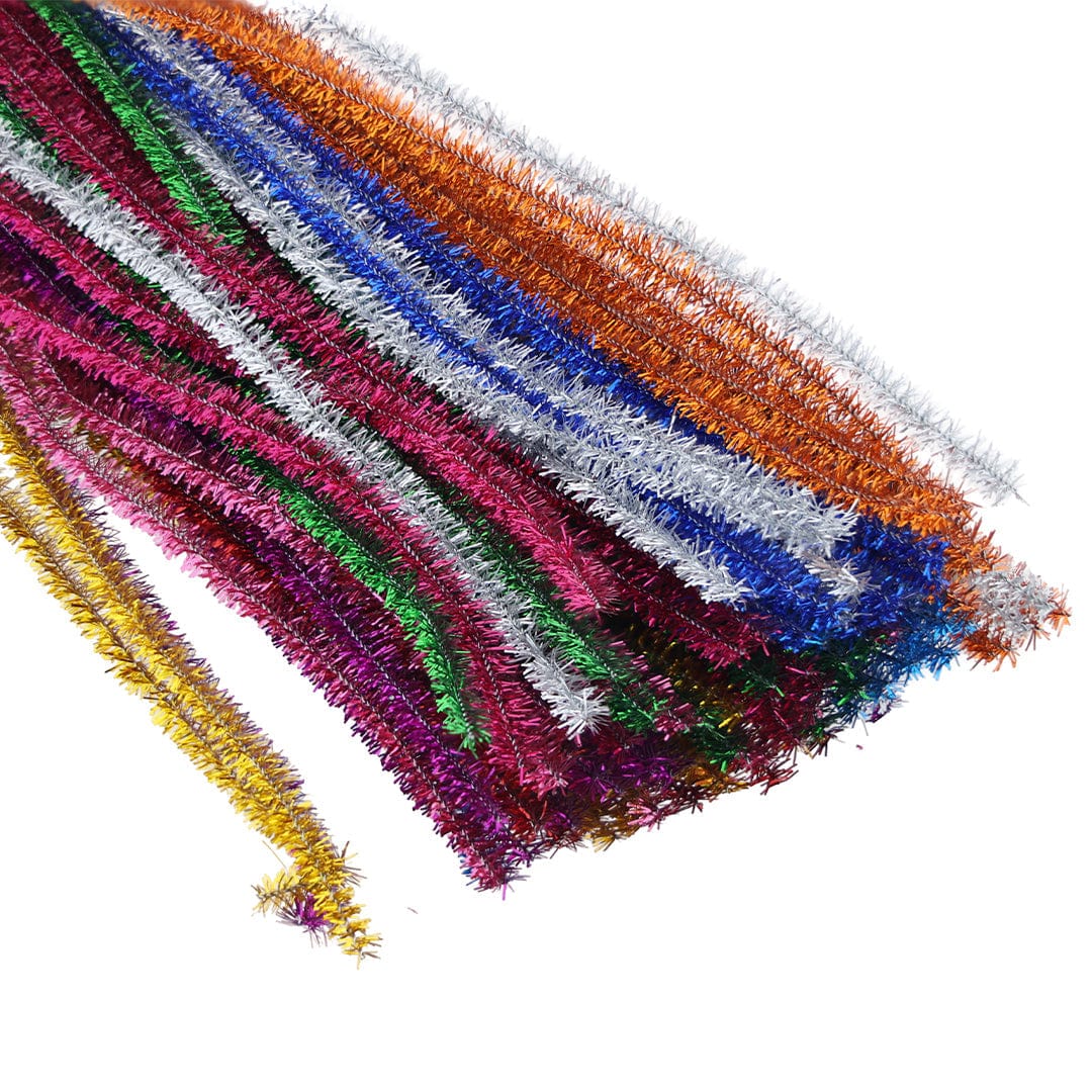 Pipe Cleaner Zari Mix Colour (100Pcs/Pack)