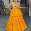 Yellow Navratri Lehenga Set