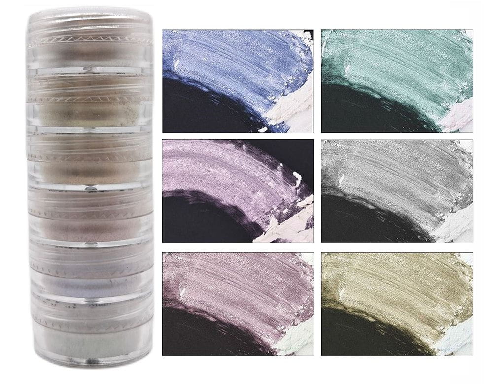 6 Shade Pearl Mica Powder (K)