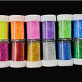 12 In 1 Col Glitter Powder Dabi Set