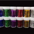12 In 1 6 Col Big Partical Glitter Powder