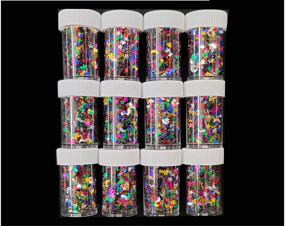 12 In 1 Mix Sequines Dabi Set