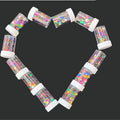 12 In 1 Heart Sequines Dabi Set