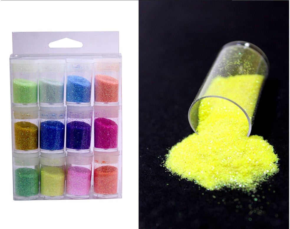 Rainbow Neon Glitter Powder