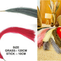 Bus Green Faux Boho Pampas Grass
