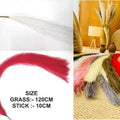 White Faux Boho Pampas Grass
