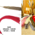 Brown Faux Boho Pampas Grass