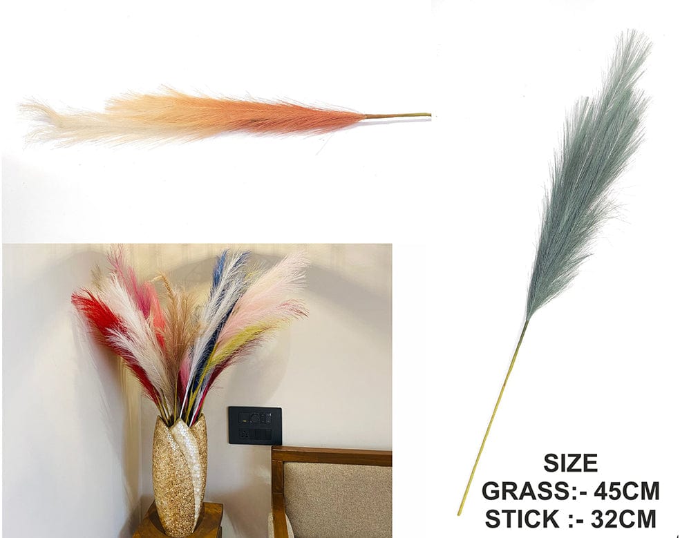 Orange Shaded Pampas Grass