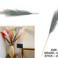 Bus Green Shaded Pampas Grass