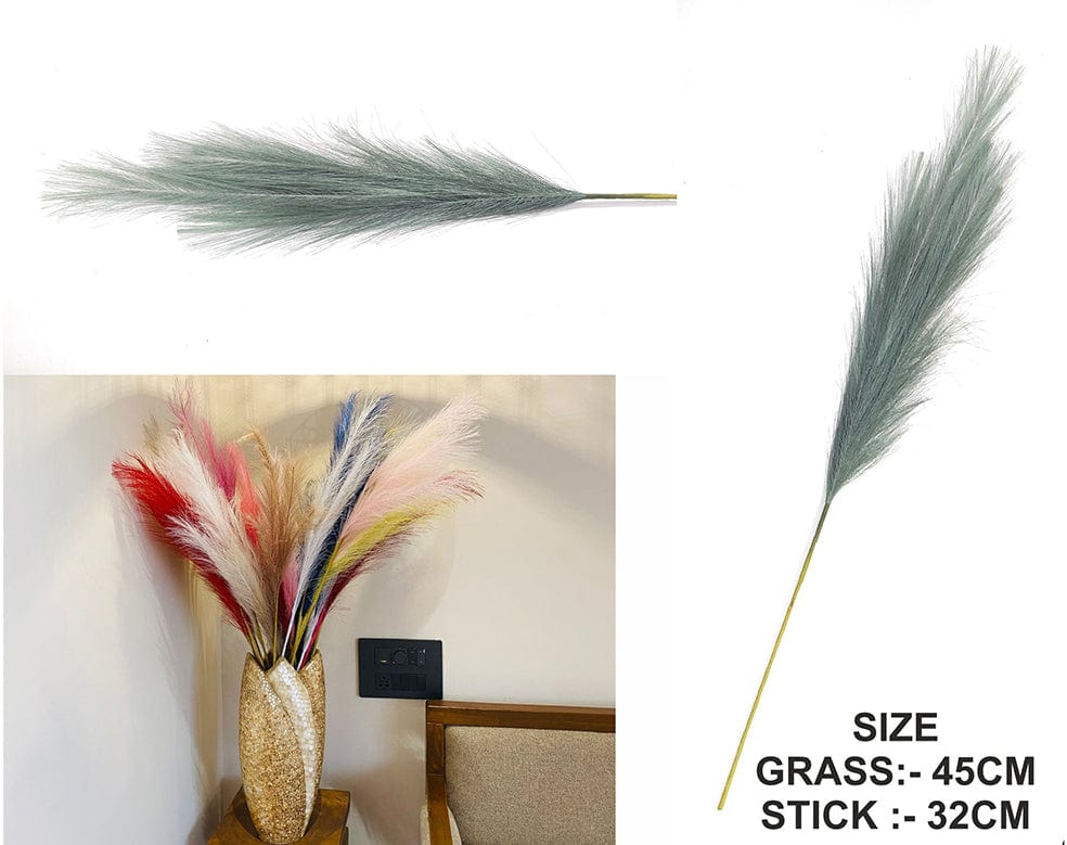 Bus Green Shaded Pampas Grass