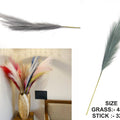 Gray Shaded Pampas Grass
