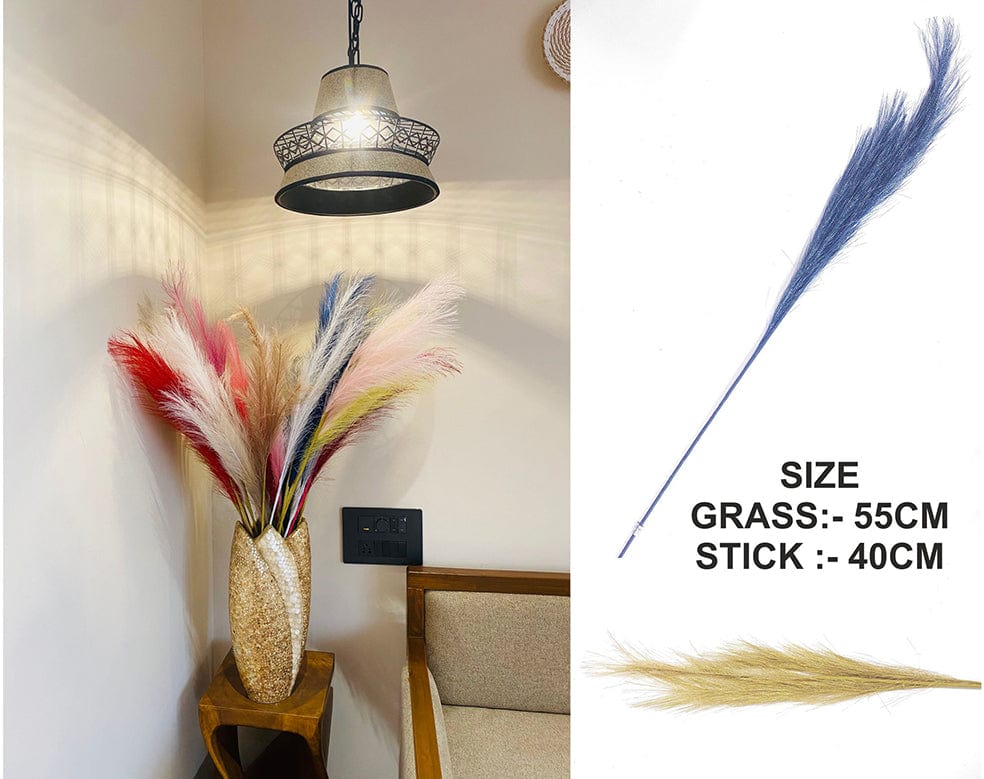 Gold Glittering Pampas Grass