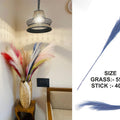 Blue Glittering Pampas Grass