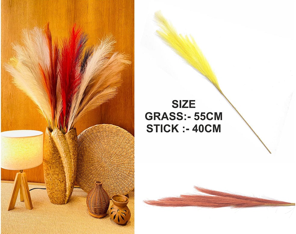 Orange Plain Pampas Grass