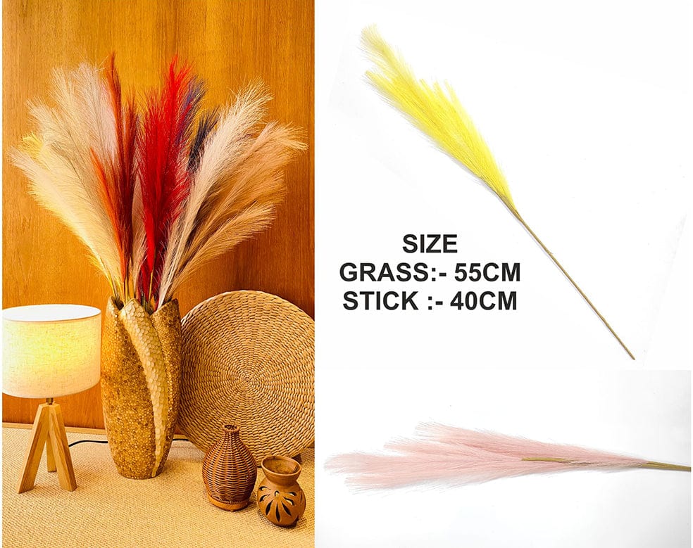 L.Pink Plain Pampas Grass