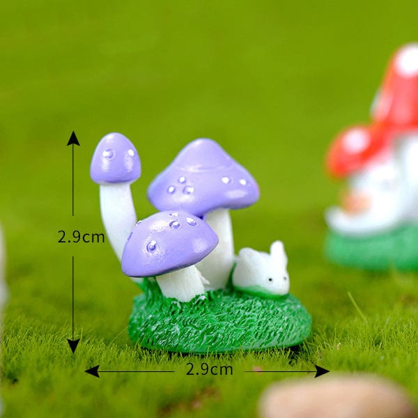 Mini Purple Mushroom Miniature