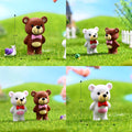 2Pcs Standing Teddy Bear