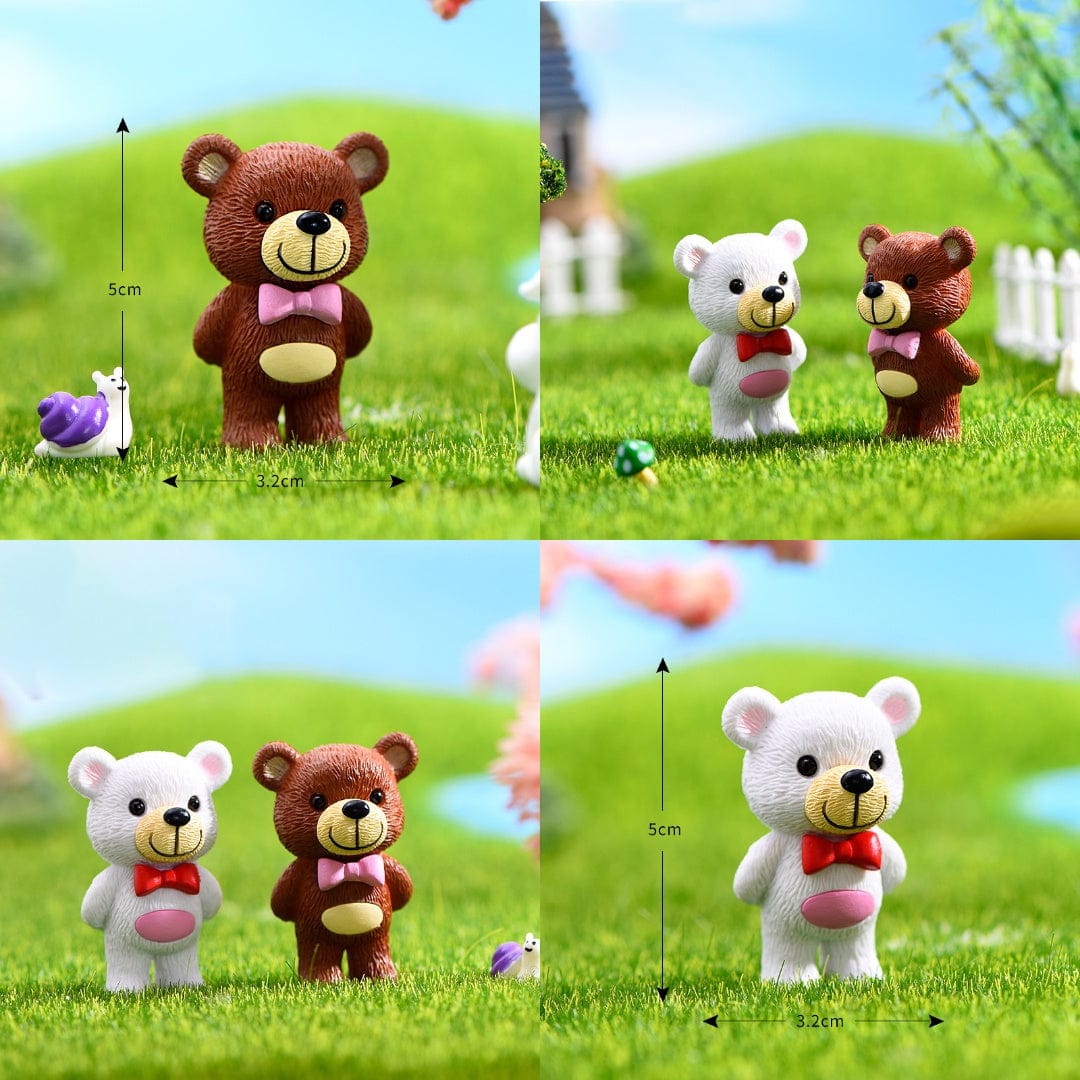 2Pcs Standing Teddy Bear