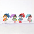 Kids Holding Umbrella (4 Pcs)