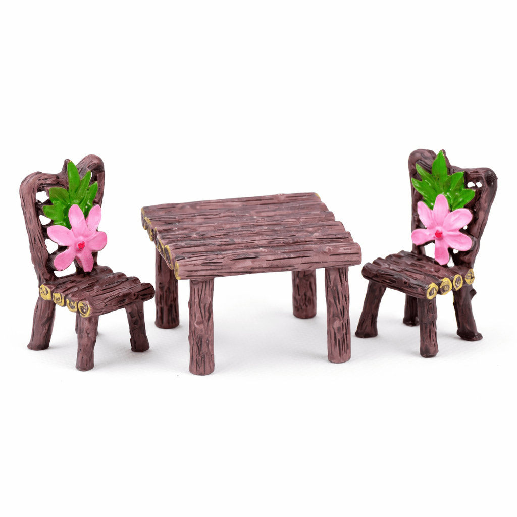Wooden Texture Picnic Dinning Table