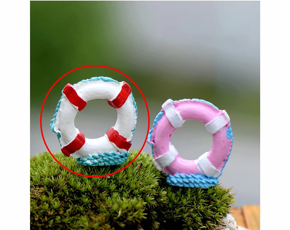 White Life Buoy Miniature