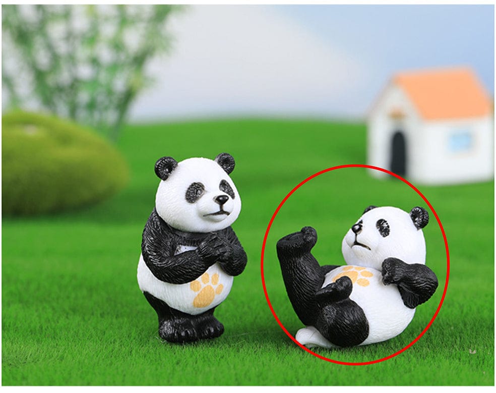 Kick Martial Art Panda Miniature