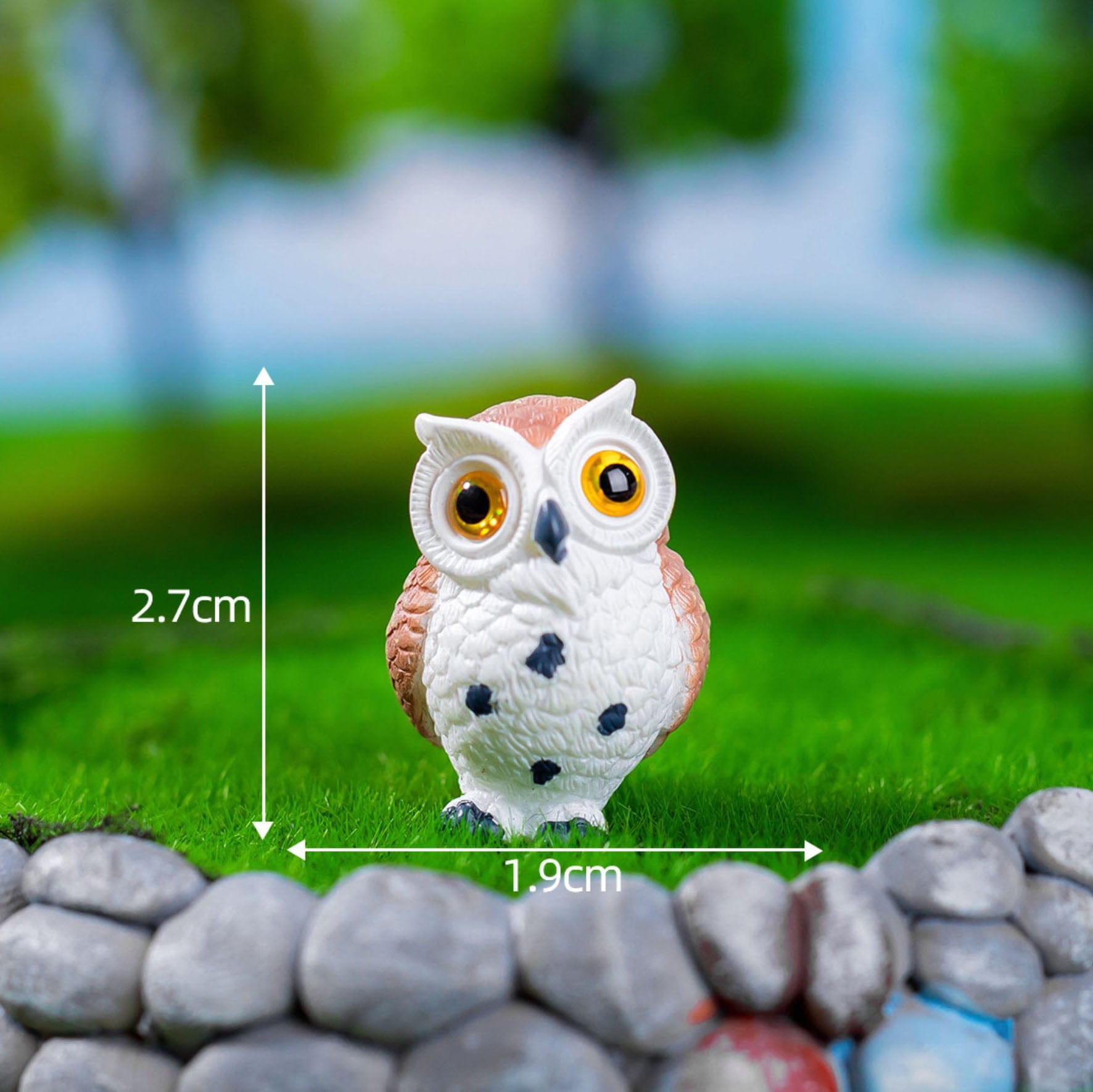 White Belly Light Brown Owl