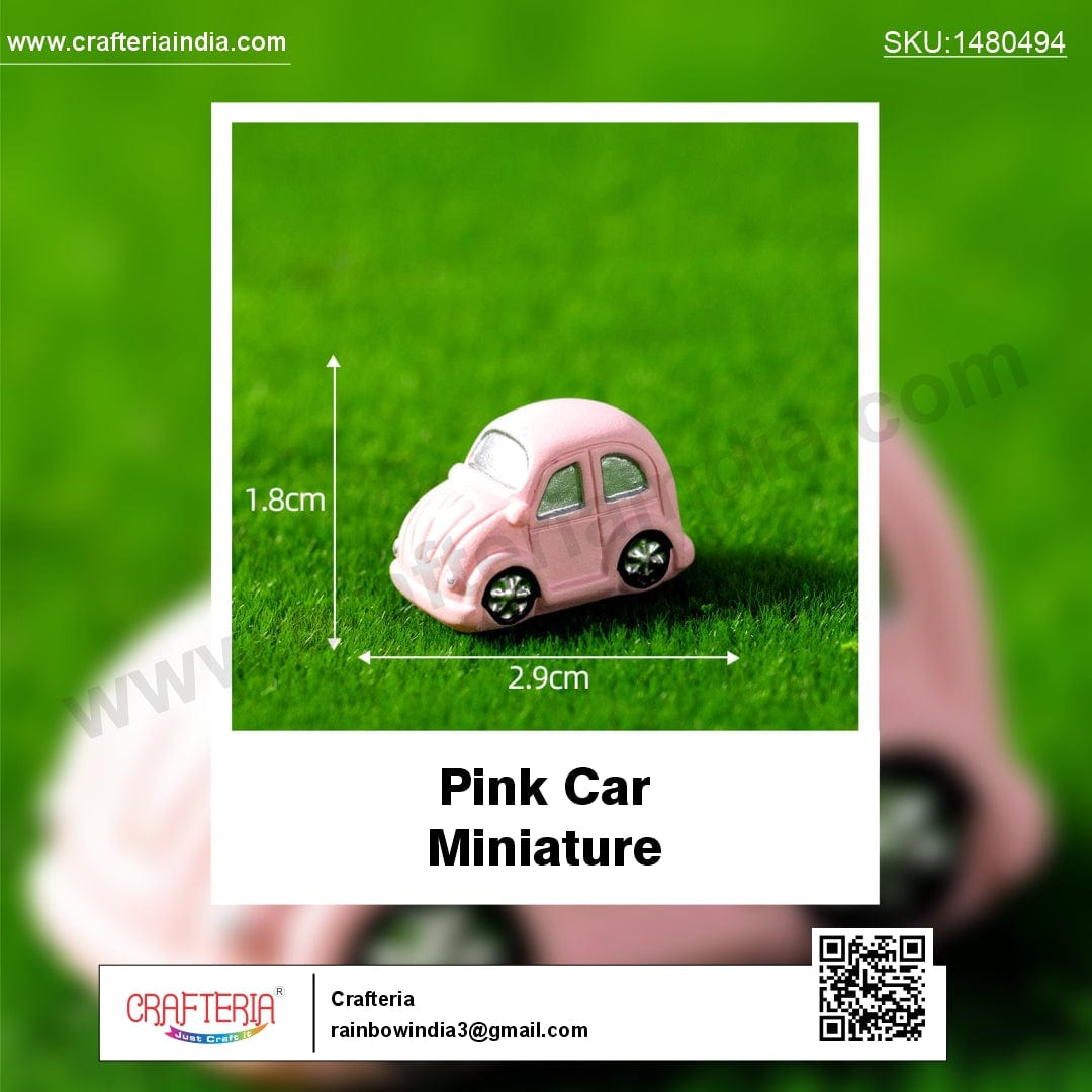 Pink Car Miniature