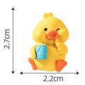 Yellow Duck With Eating French Fries