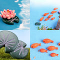 4Pcs Fish & Pond Miniature